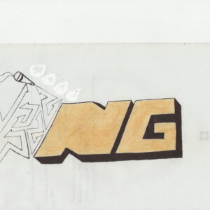 The first NG Logo sketch