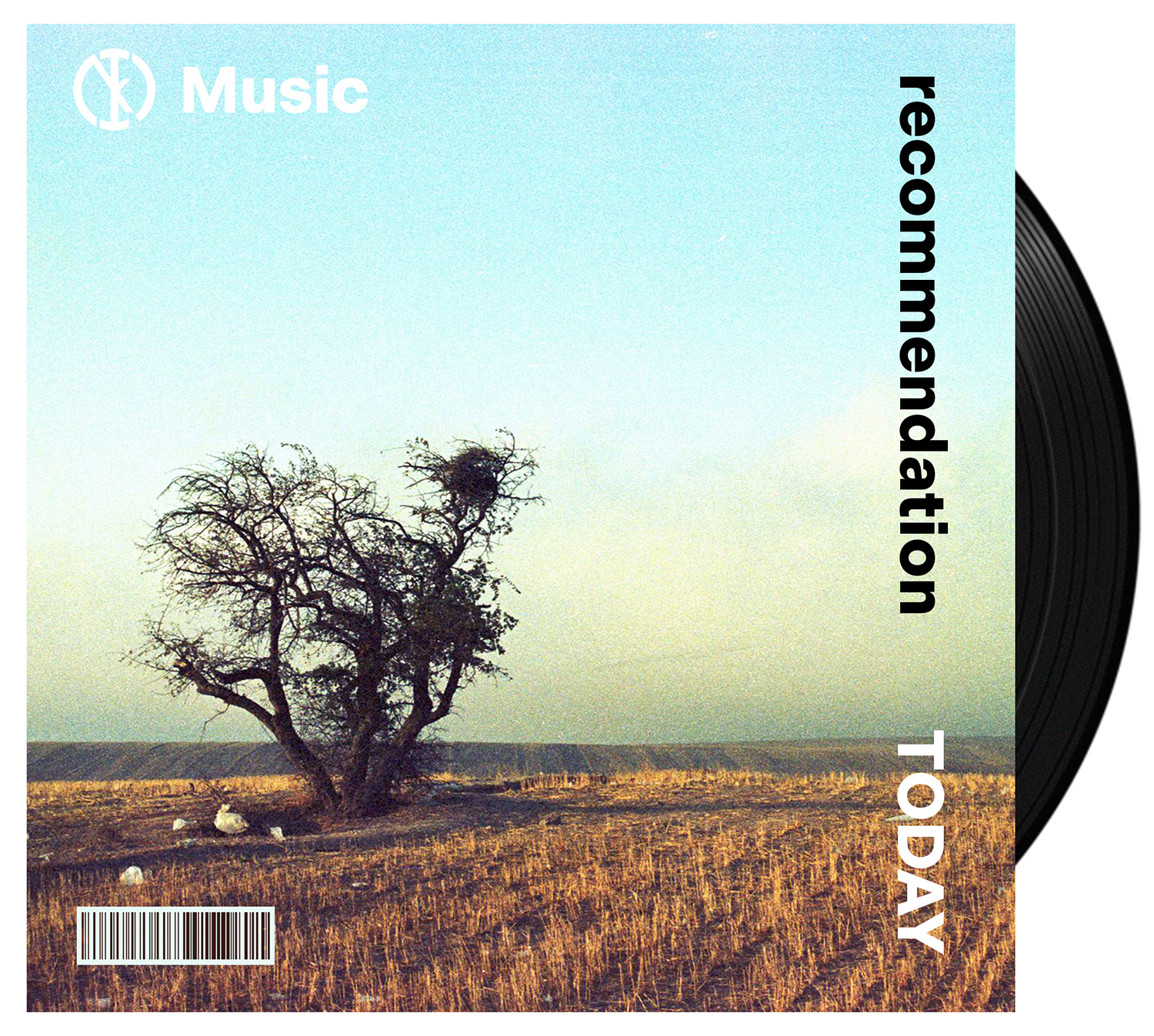 Project BlackOut by Mohammad Nikghalb - Photographs on vinyl covers. Series One